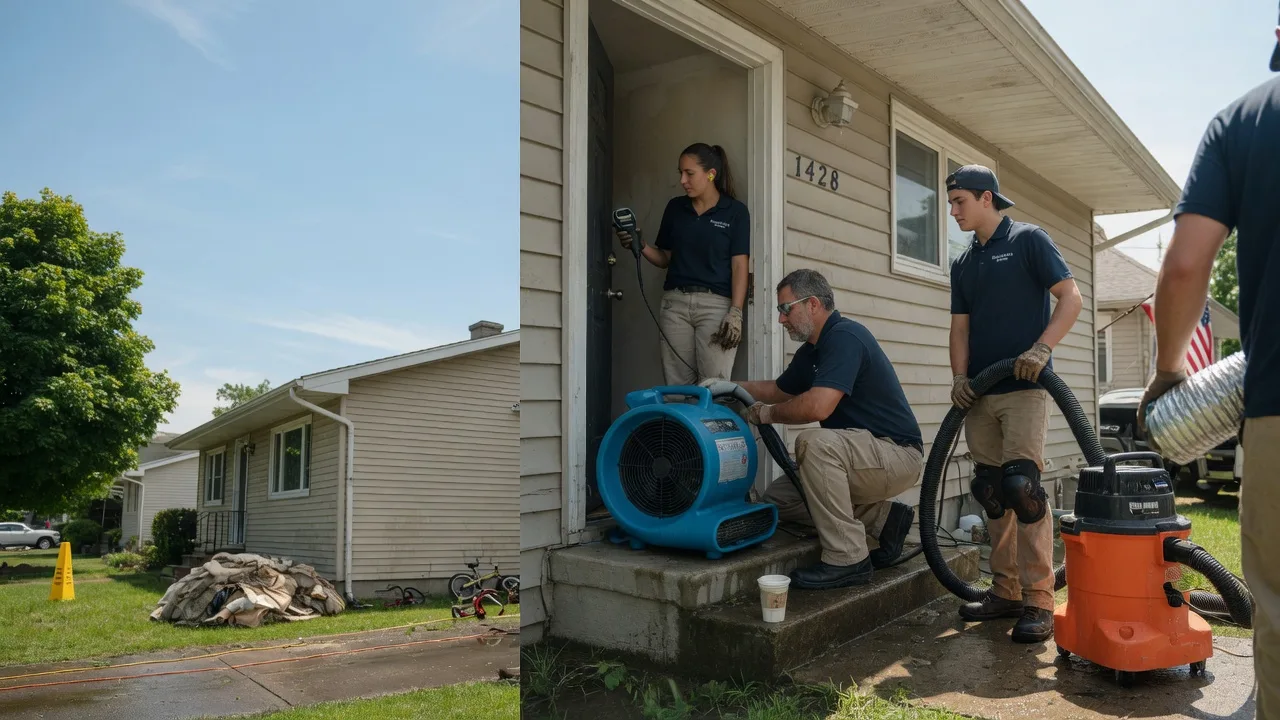 Water Damage Restoration in Dunfermline, IL near me